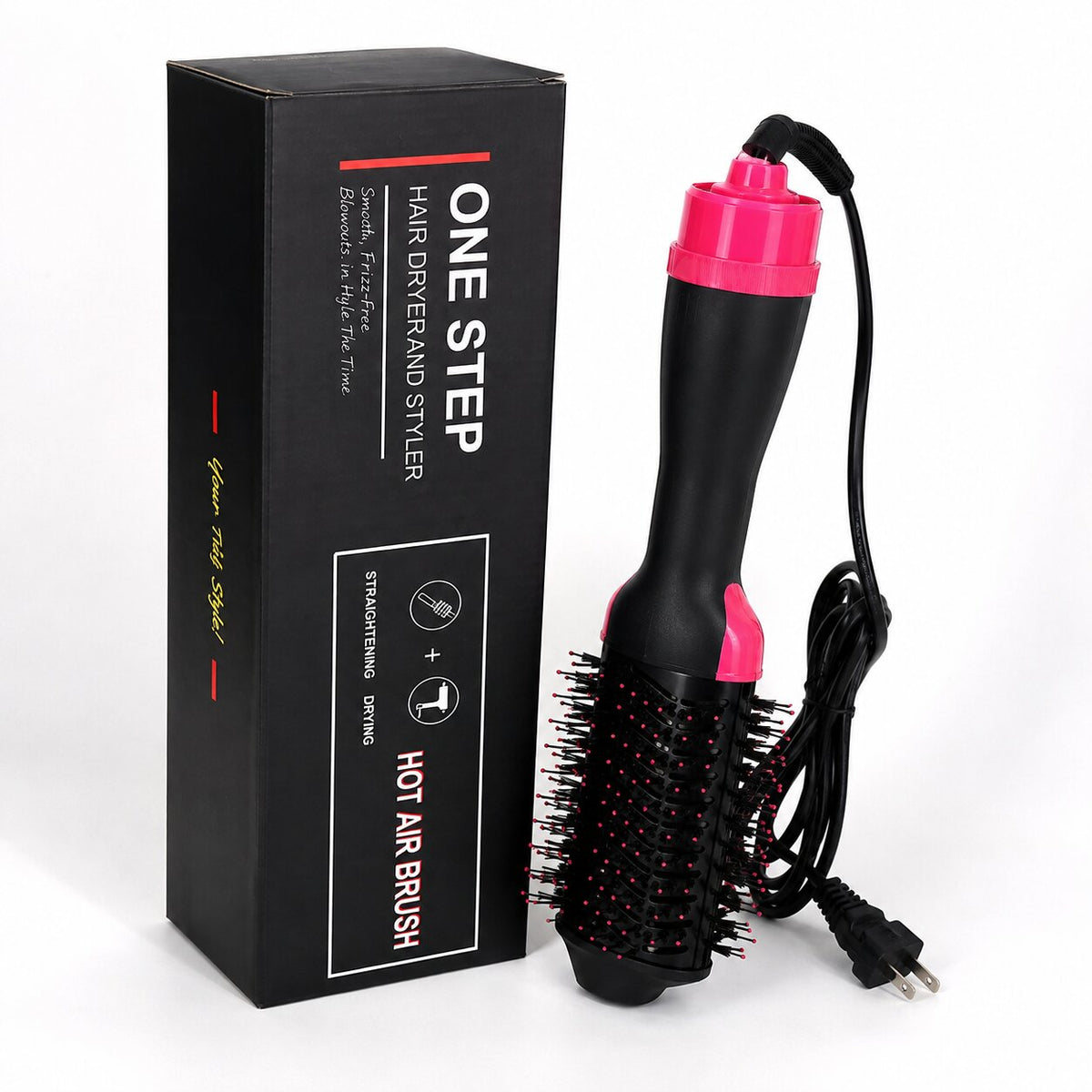 Hot Air Brush Hair Dryer and styler