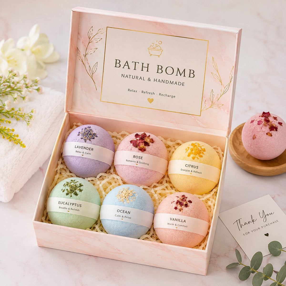 Luxury Bath Bomb Gift Set