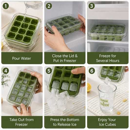 Quick Freeze & Push Ice Maker