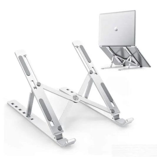 Adjustable Foldable Aluminum Laptop Stand – Portable Ergonomic Desk Riser zayorah.store
